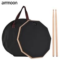 12 inch drum practice pad mute drum pad with drum stick carrying bag for students beginners percussion accessaries