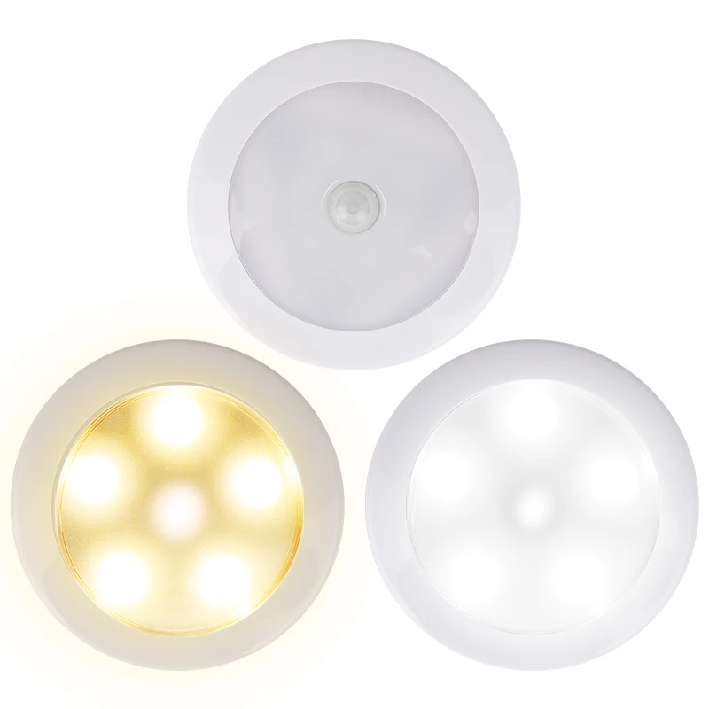 Ночной светодиодный светильник с пассивным ИК-датчиком лампа автоматическим