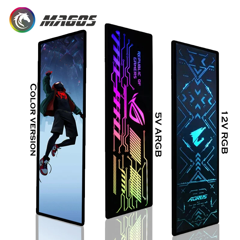 Настраиваемая Задняя панель для ПК цветная GPU/RGB /D RGB AURA стример