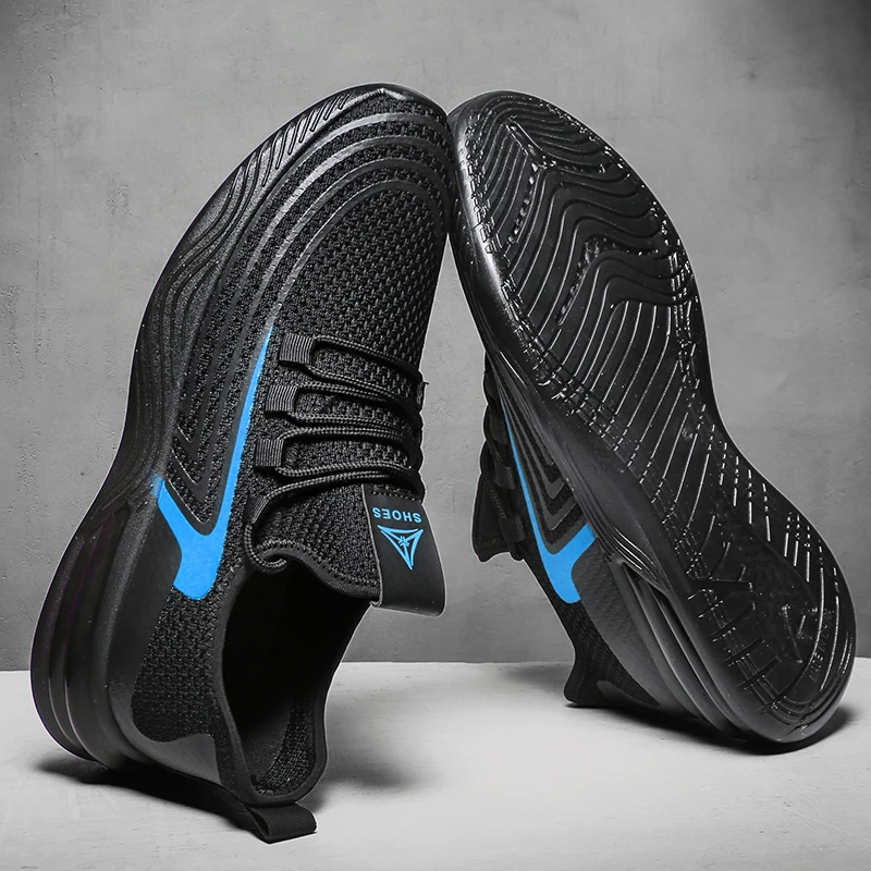 Кроссовки для бега мужские кожаные кроссовки дышащая Легкая сетчатая обувь дома