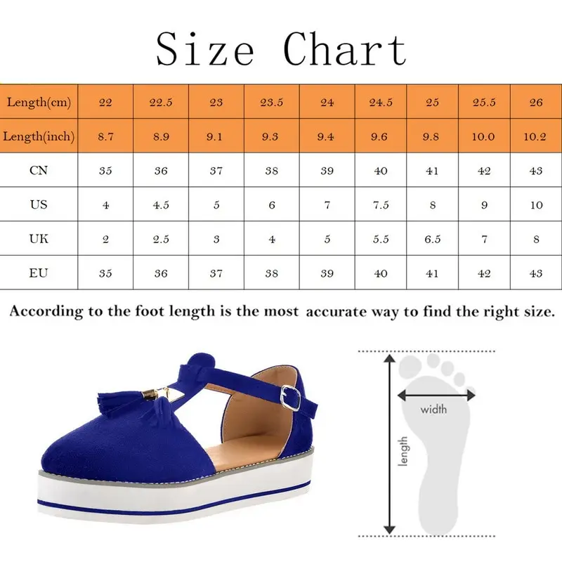 

Sandals Women's Flat Shoes Spring Summer Casual Shoes Tassel Round Toe Female Vulcanized Shoes Canvas Ladies Platform Sandals