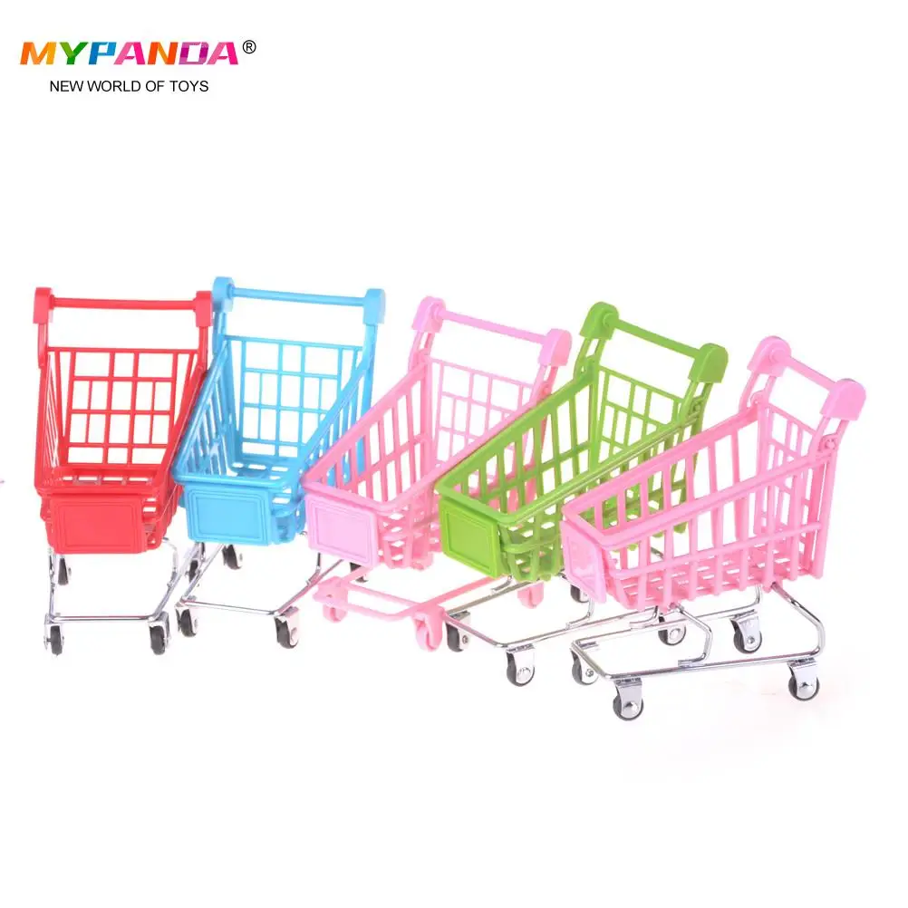 Мини-корзина для покупок 1 шт. аксессуары игрушечной куклы подарков детей разные