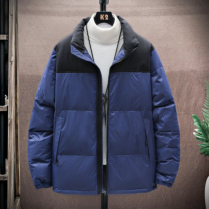 Winter Fashion Brand North Parkas Mixed Colors Couple Cotton Coats Casual Stand Collar Warm Down Puffer Jackets Men/Ladies Top