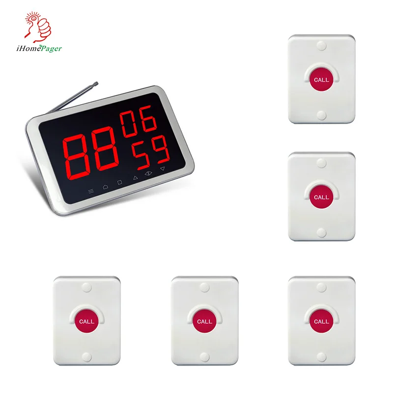 Беспроводная система вызова Официант Система для ресторана три группы номер