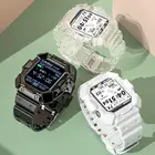 Ремешок силиконовый для Apple Watch 123456SE, новейший браслет для Apple Watch Series, 38 мм 40 мм 44 мм 42 мм