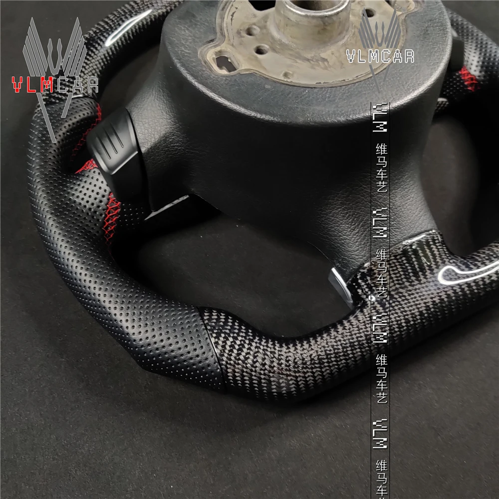 Индивидуальное индивидуальное рулевое колесо из углеродного волокна для Volkswagen