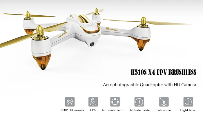 Hubsan H501S X4 RC дроны Квадрокоптер 5,8G FPV Бесщеточный 1080P HD камера RTF режим следования за мной Квадрокоптер вертолет RC игрушечные дроны