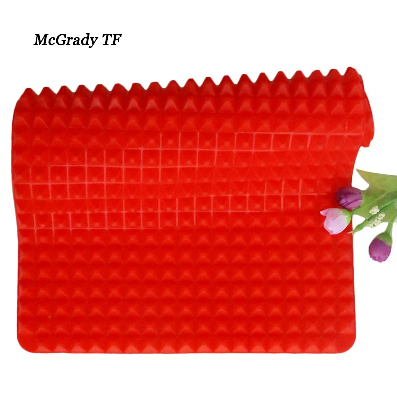 Антипригарная жаростойкая силиконовая выпечка в форме пирамиды жарка коврики