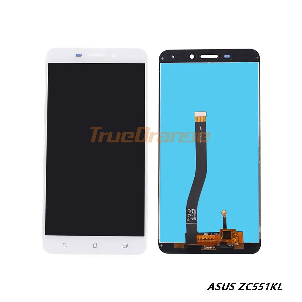 ЖК дисплей с рамкой и дигитайзером в сборе для ASUS ZenFone 3 Laser ZC551KL Z01BD LCD Gold|Экраны