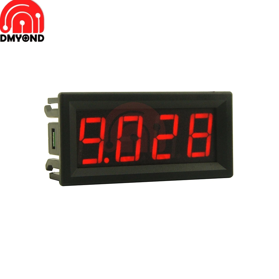 0 56 &quotМини светодиодный цифровой вольтметр измеритель напряжения для автомобиля
