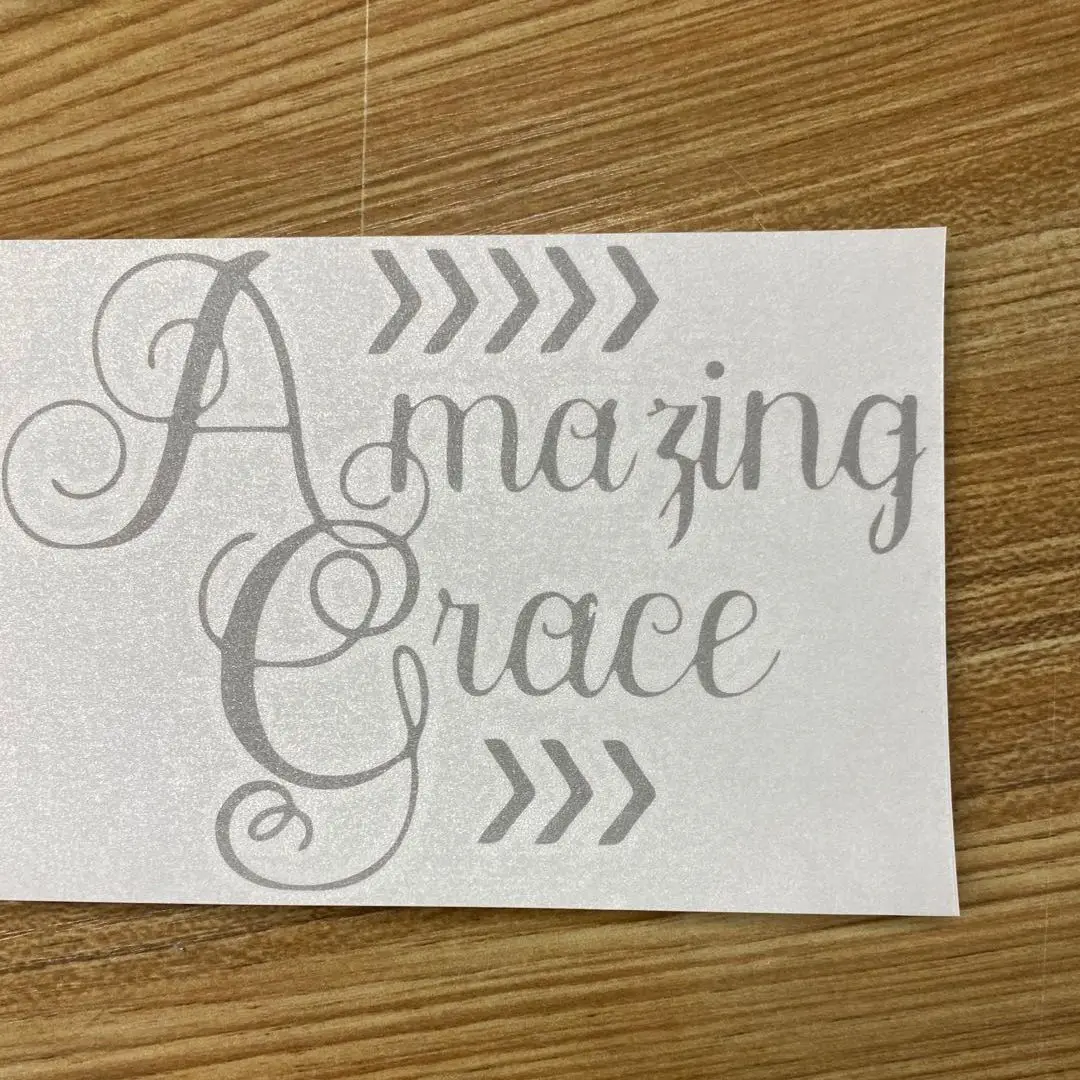 Удивительная изящность Виниловый автомобиль переводная Наклейка для окна Faith Hope