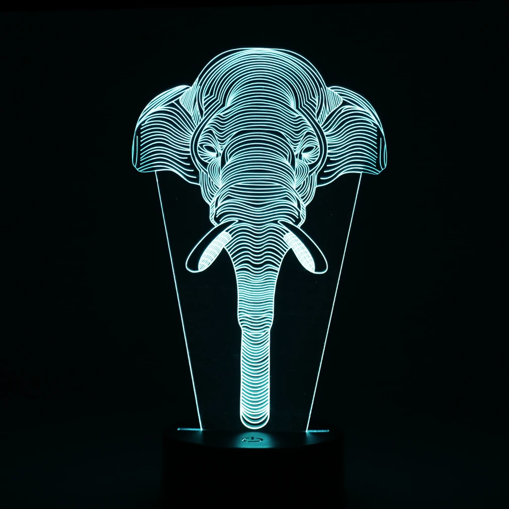 LED Colorful Magic Lamp Style Night light Bed Saving Sensor Light Decoration Automatically Color Changing Mode | Освещение