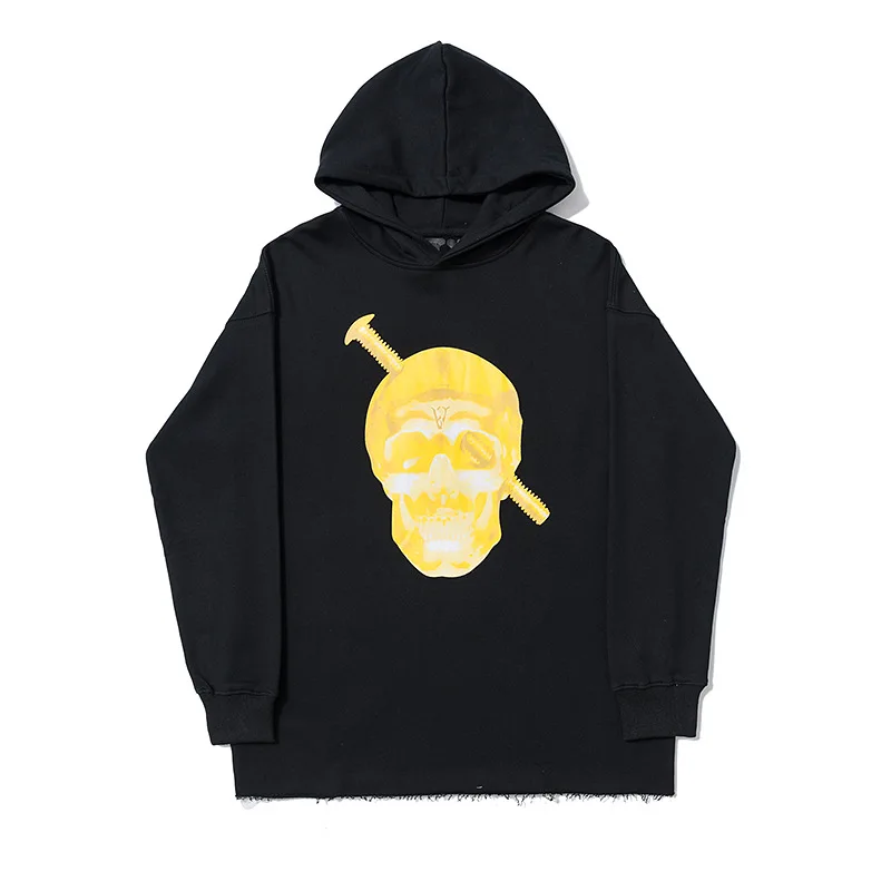 Трендовая Толстовка vlone Friends с v-образным принтом, свободная толстовка с капюшоном для мужчин и женщин