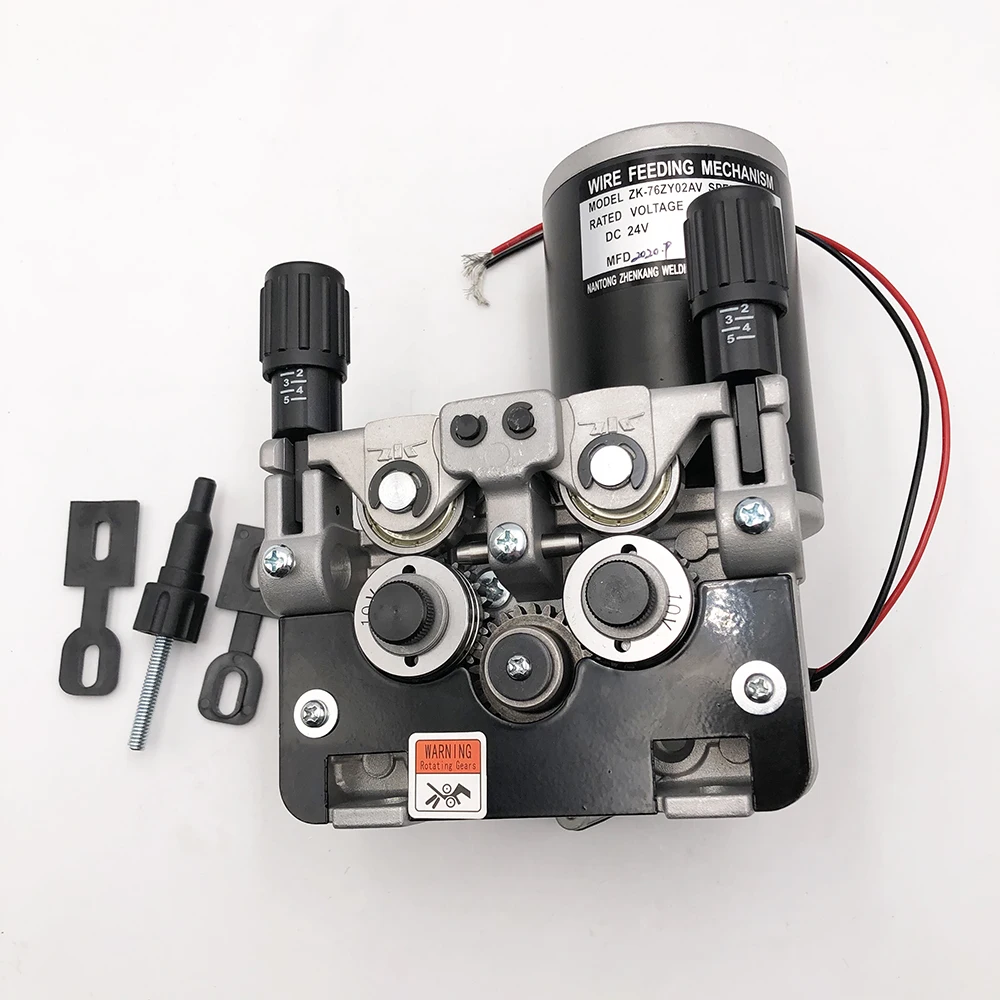 JINSLU DC42V ZK-76ZY02AV 76ZY-02AV Mechanism Mig Wire Feeder Motor Assembly Feeding Machine 1.0-1.2mm MIG MAG Welding Machine