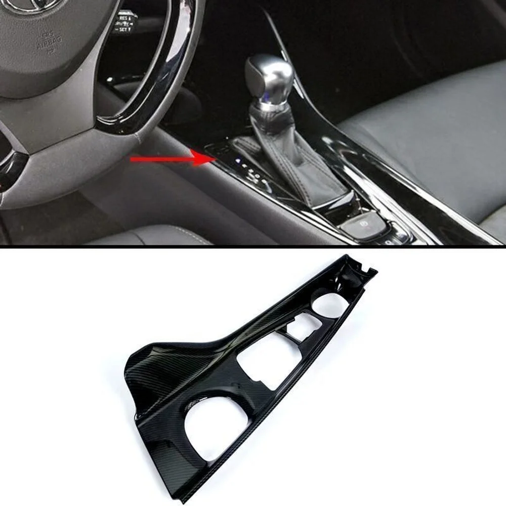 

For Toyota C-HR 2016-2018 Inner Console Gear Panel Cover Frame Trim ABS 1 Piece