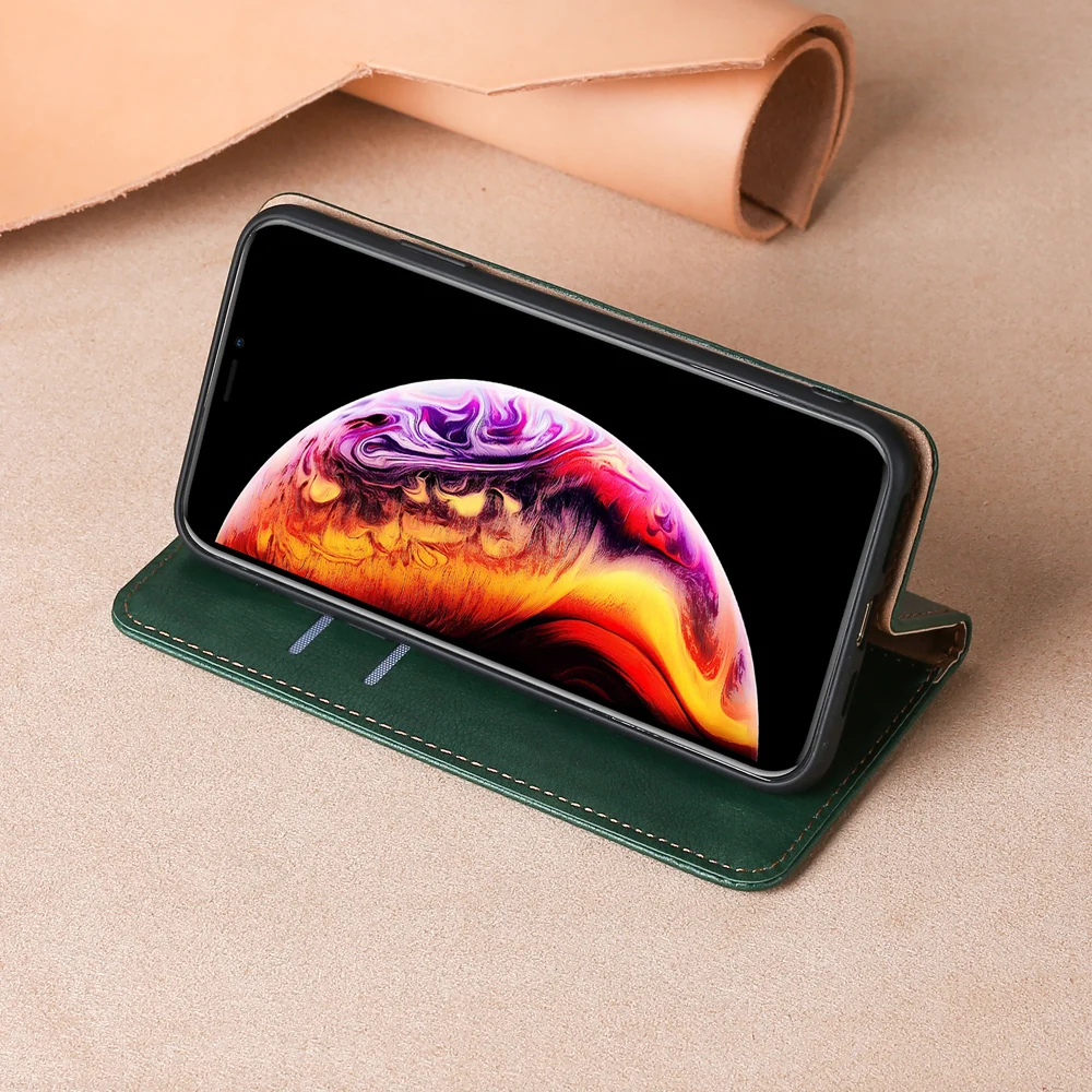 Минималистичный Магнитный флип-чехол ZTE AXON 10 Pro 5G 6 47 дюймов кожаный для Coque A2020