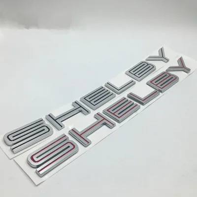20X 3D Черный ABS SHELBY Логотип задний багажник эмблема передний значок наклейка для