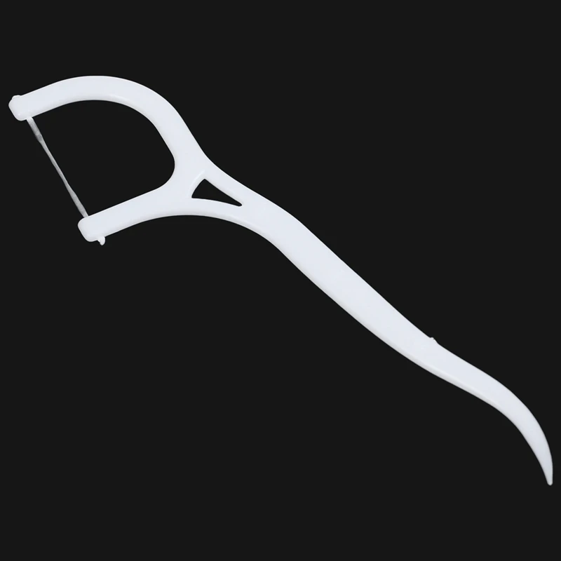 

100 Pcs Floss Picks Waxed Teeth Toothpicks Stick Oral Care