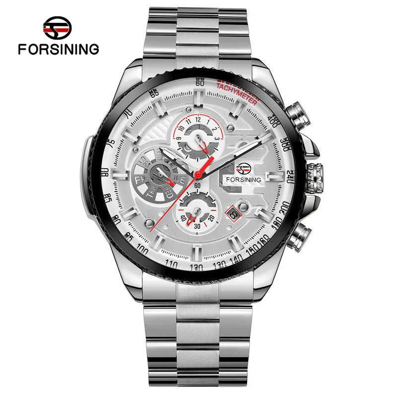 FS03308 without box FORSINING автоматические механические мужские наручные часы военные спортивные мужские часы лучший бренд Роскошные Синие скелетные водонепроницаемые мужские часы 033 - Цвет: FS03308 without box