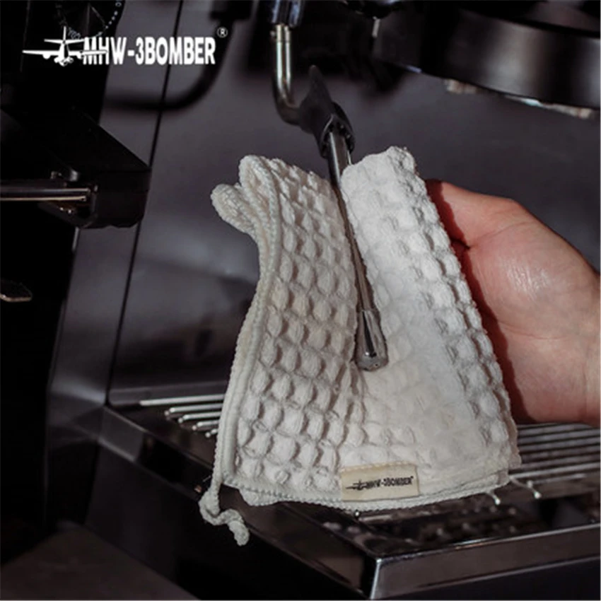 2 вида цветов супер абсорбент Полотенца бариста тряпичным стержнем Кофе машина