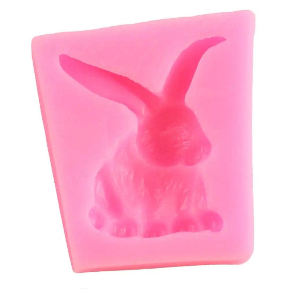 3D Пасхальный кролик силиконовые формы инструменты для украшения тортов из