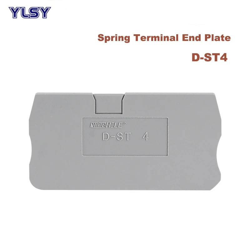 10 шт. D ST4 Клеммник Пружинные зажимы блок ST 4 концевой упор Универсальный Bornier