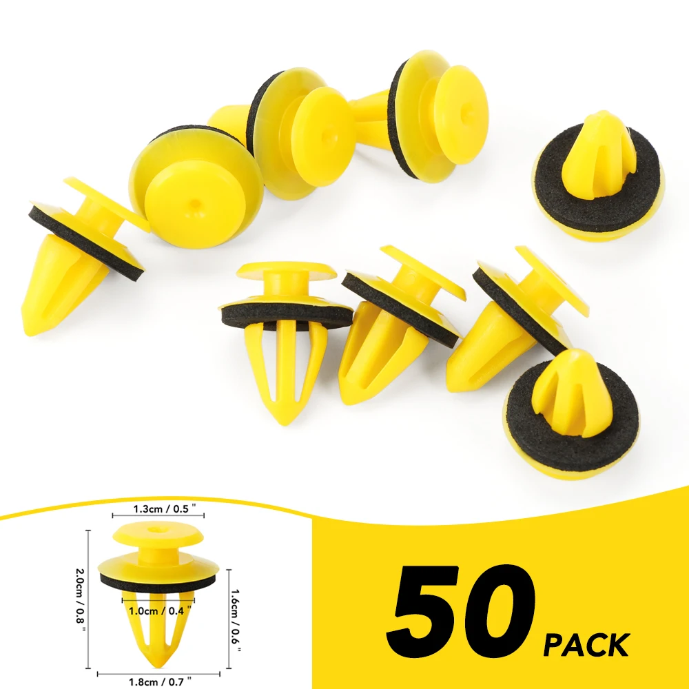 10mm Car Bumper Clips Door Panel Fastener Rivet Fender Liner For Renault megane 2 3 Kia rio ceed Mitsubishi lancer asx | Автомобили и