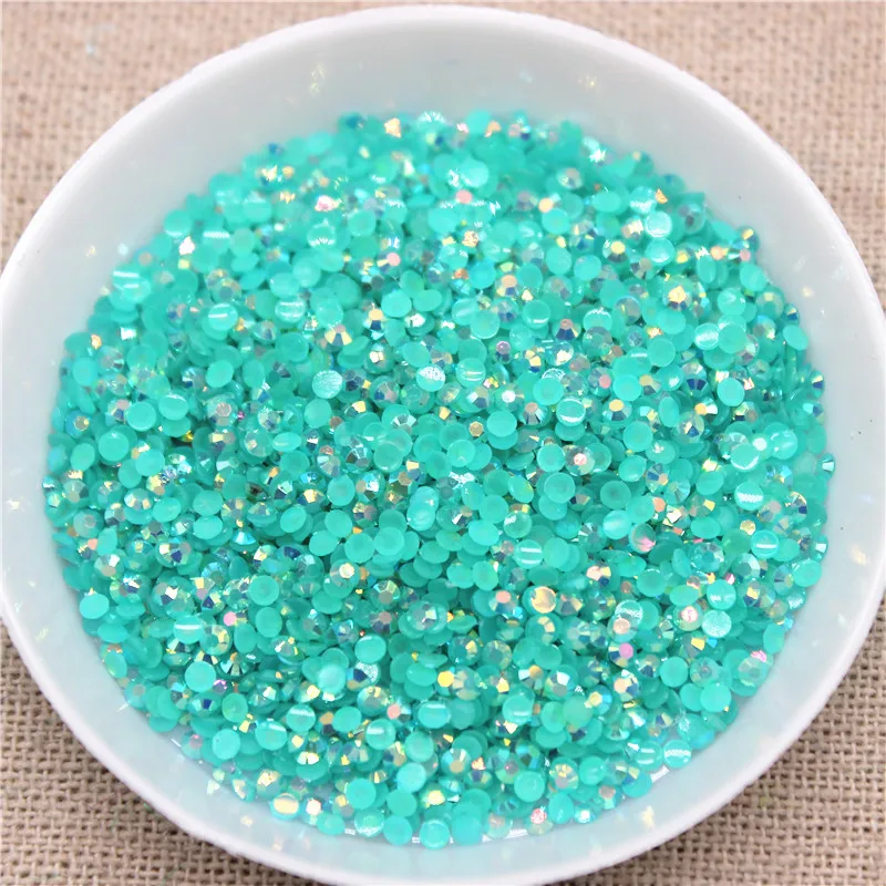 SS8 2 5 мм 5000 искусственная Смола Стразы желейные фотообои 14 граней для украшения