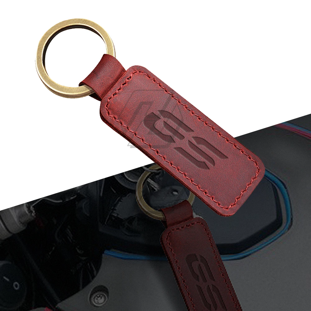

Motorcycle Keychain Cowhide Key Ring Case for BMW Motorrad GS F800GS F850GS R1200GS R1250GS G310GS G650GS