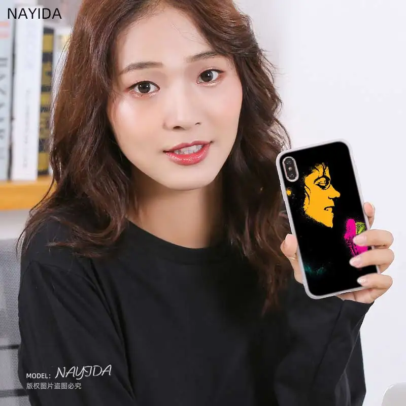 Мягкий чехол для Samsung galaxy A21 A31 A41 A51 A71 A90 A80 A70 A60 A50 A40 A30 A20 A10 a30s a40s Майкл Джексон -