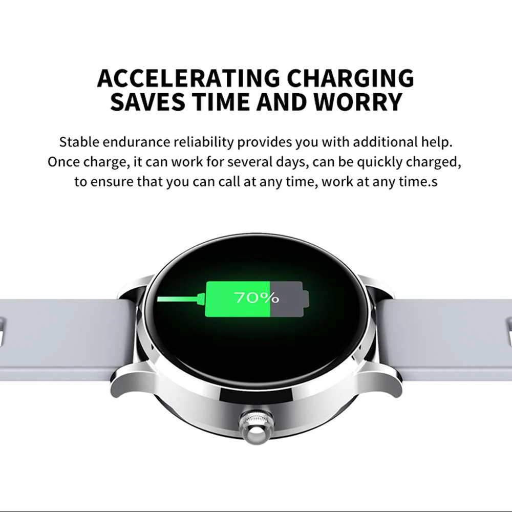 

S9 female smart watch waterproof blood pressure heart rate monitoring fashion fitness sports smart watch for Android IOS