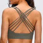 Женский спортивный бюстгальтер Nepoagym GOAL, мягкий бюстгальтер для йоги размера плюс с эффектом пуш-ап