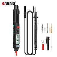 aneng a3007a3008 6000 counts digital multimeter tester multimeter pen with backlight flashlight for ac dc voltage current test