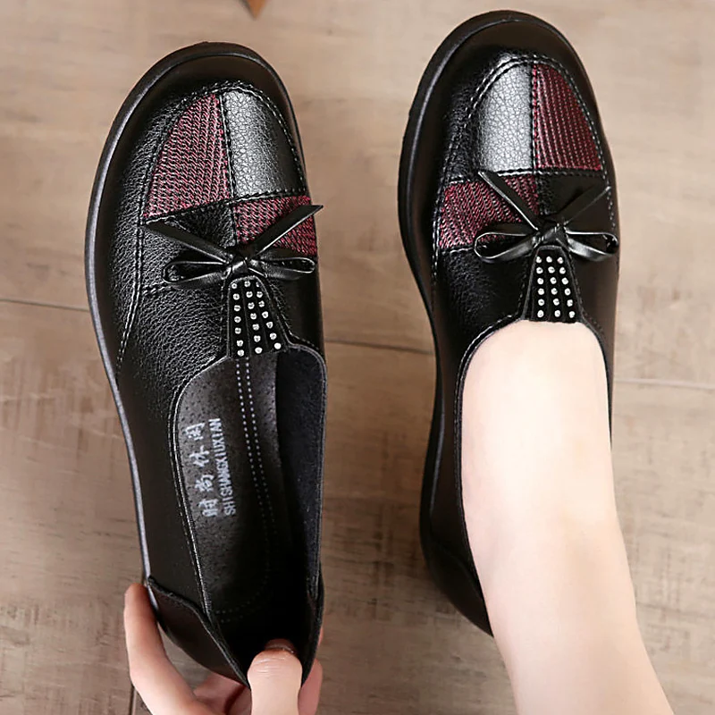 Женская повседневная обувь на плоской подошве Стразы с украшением в виде