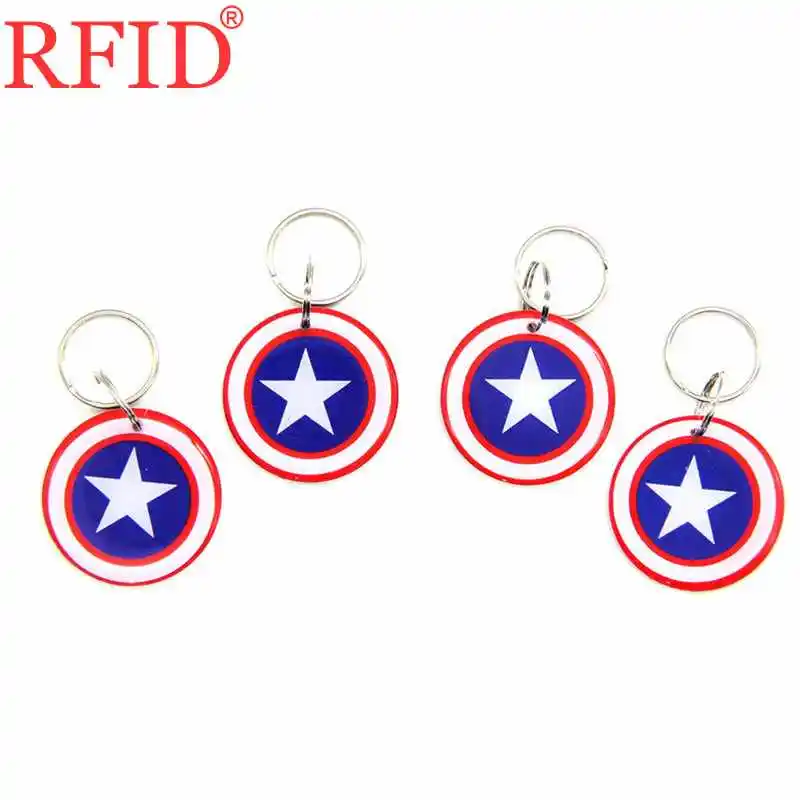 ID 125 кГц EM4305 EM4205 перезаписываемые Брелоки для ключей RFID карта водонепроницаемая
