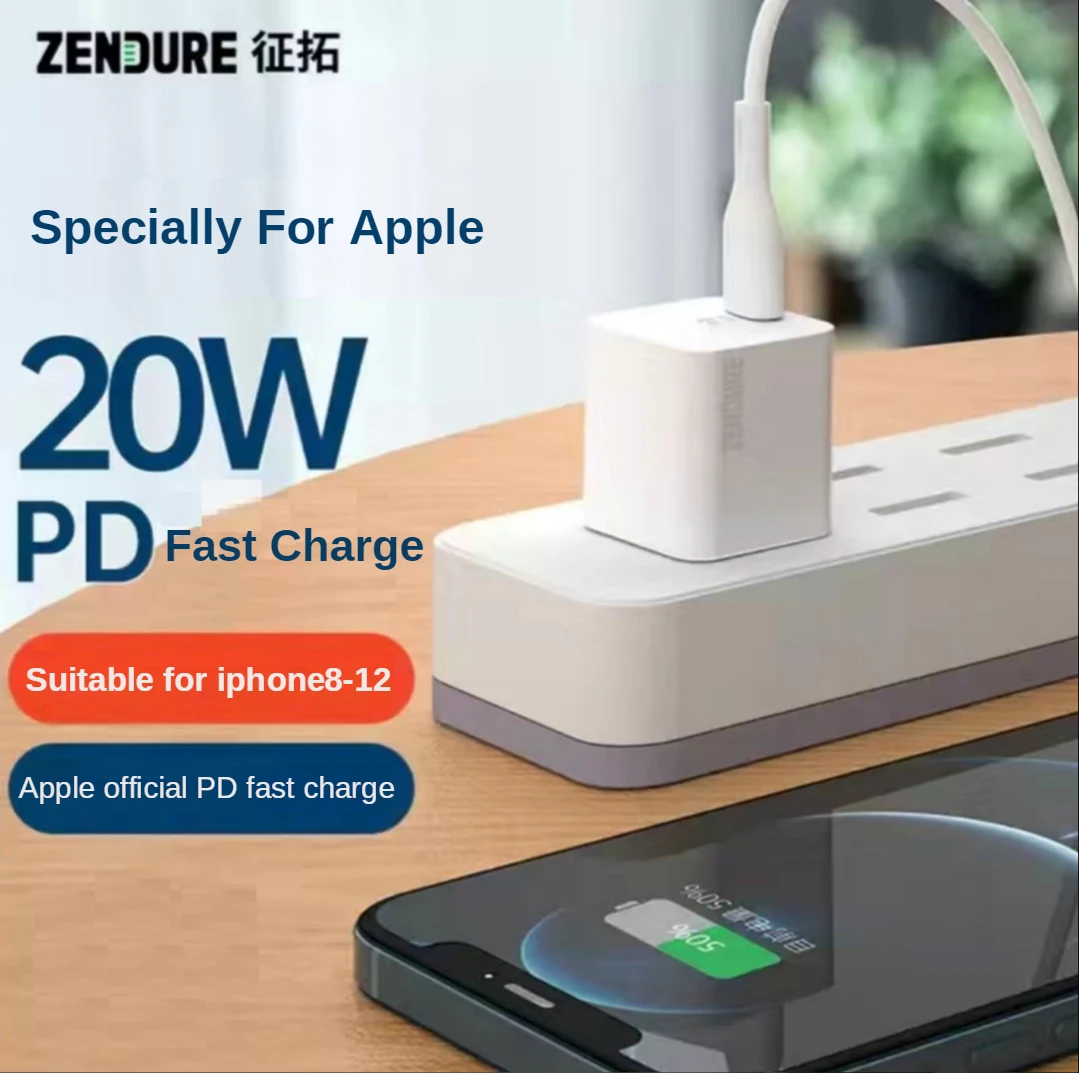 

Zendure SuperPort Nano 20W USB C Wall Charger PD3.0 Durable Compact Fast Charger for iPhone 12/12 Mini/12 Pro Android Phone