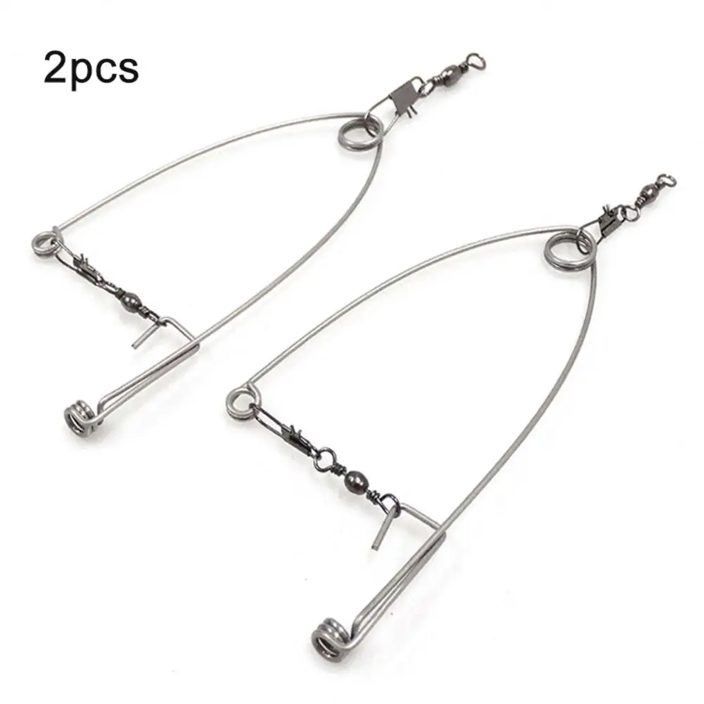 

Автоматический рыболовный крючок-триггер из нержавеющей стали, 2 шт.