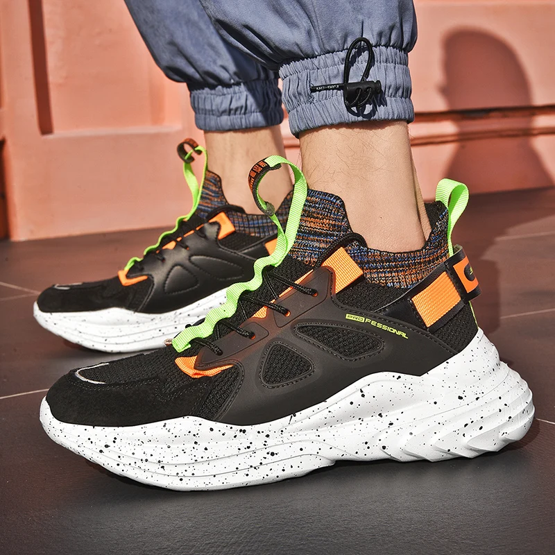 

New Sneakers Men's Running Sport Shoes Air Cushioning Jogging Shoes Male Athletics Marathon Racing Shoes Gym Training Sneakers