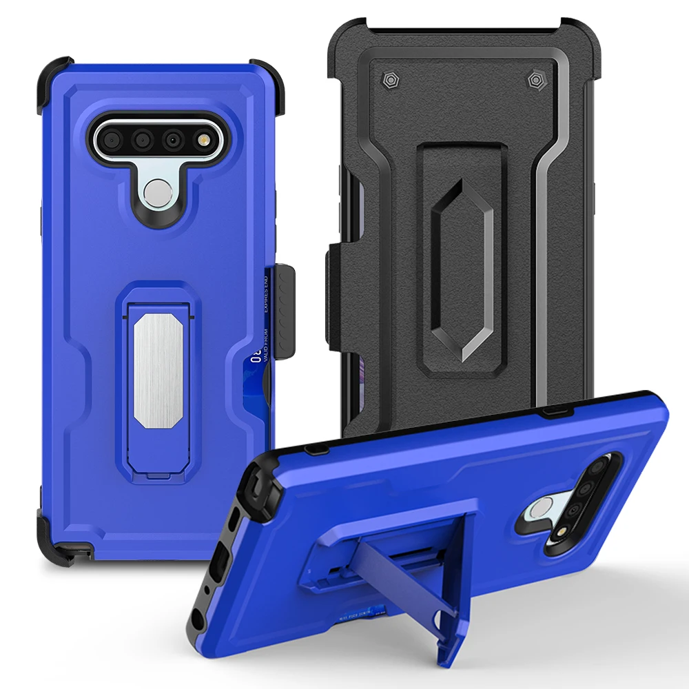 

Противоударный чехол повышенной прочности для LG Stylo 6, чехол s с зажимом для ремня, защитный чехол для LG Stylo6, чехол с подставкой