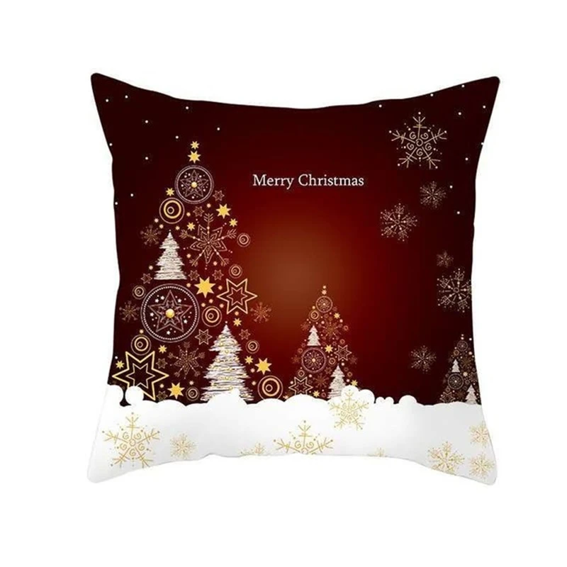 Наволочка для дивана креативное рождественское праздничное украшение с принтом