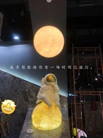 moon light chandelier nordic style bedroom planet ball study and restaurant tooling moon light lamp internet celebrity ins lamps