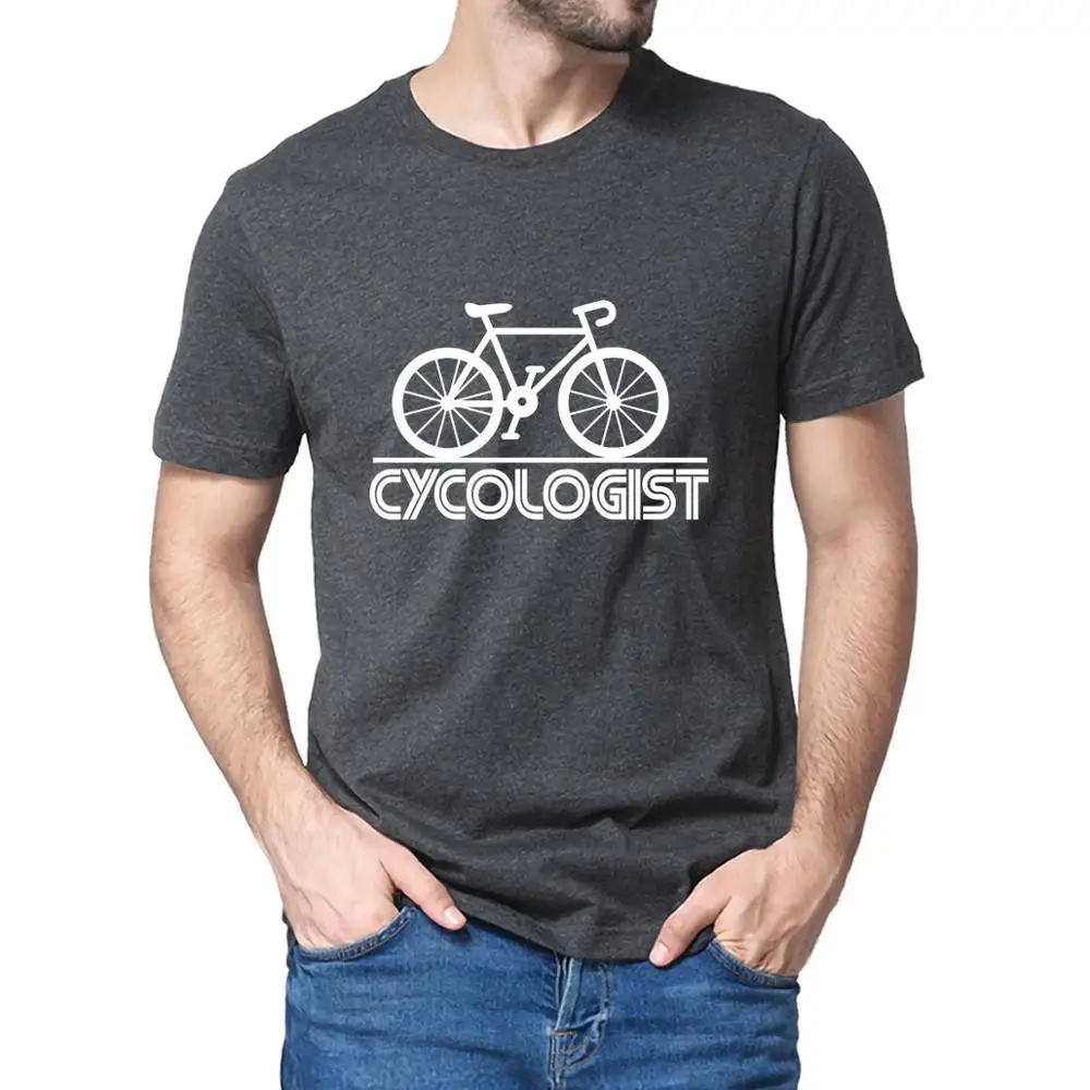 

Funny Premium Cotton Cycologist With Bike Funny Bicycle Fanatic Cyclist Bike Rider Men T-Shirt Funny Unisex Women Tshirts
