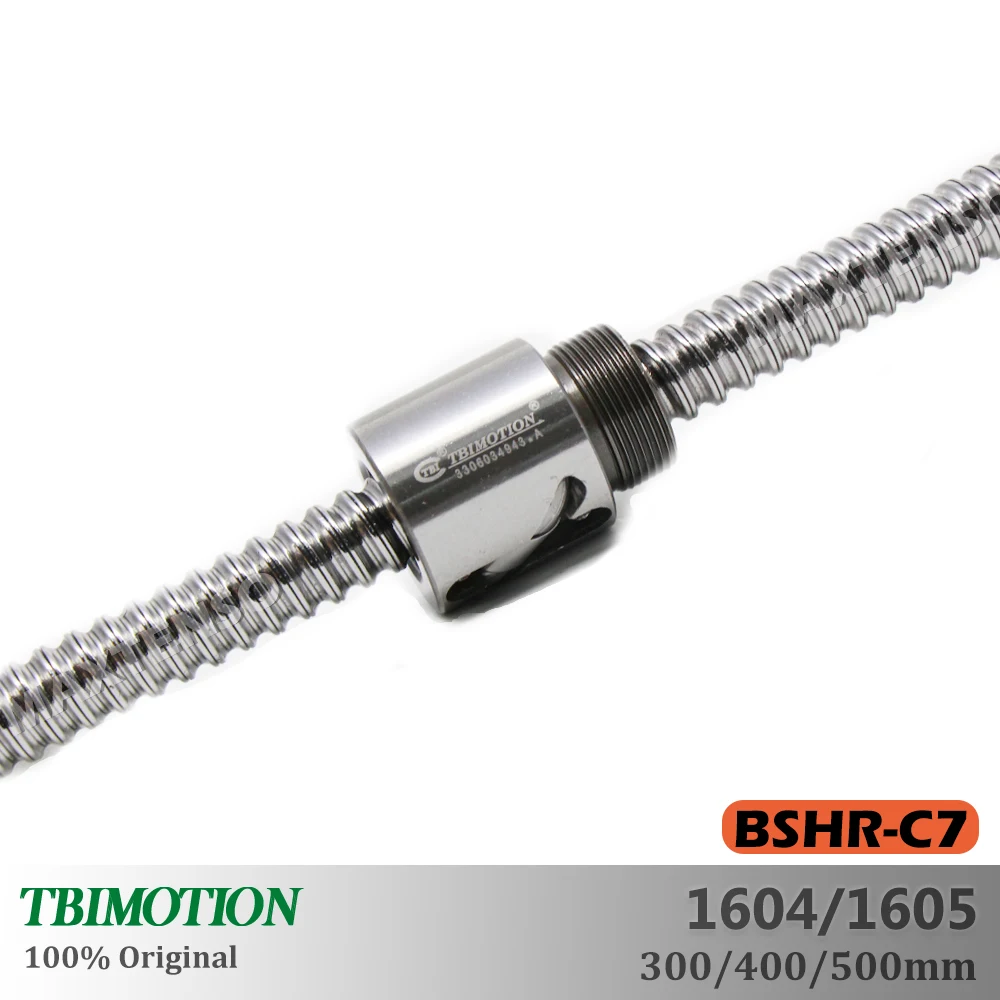 Шариковый винт TBI Motion C7 профессиональный BSH1604 BSH1605 с высокой точностью 300/400/500 мм