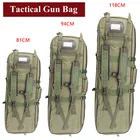 Тактическая охотничья сумка 81 см 94 см 118 см, квадратная армейская винтовка для страйкбола, сумка для переноски с ремешком на плечо, защитный чехол для оружия, нейлоновый рюкзак
