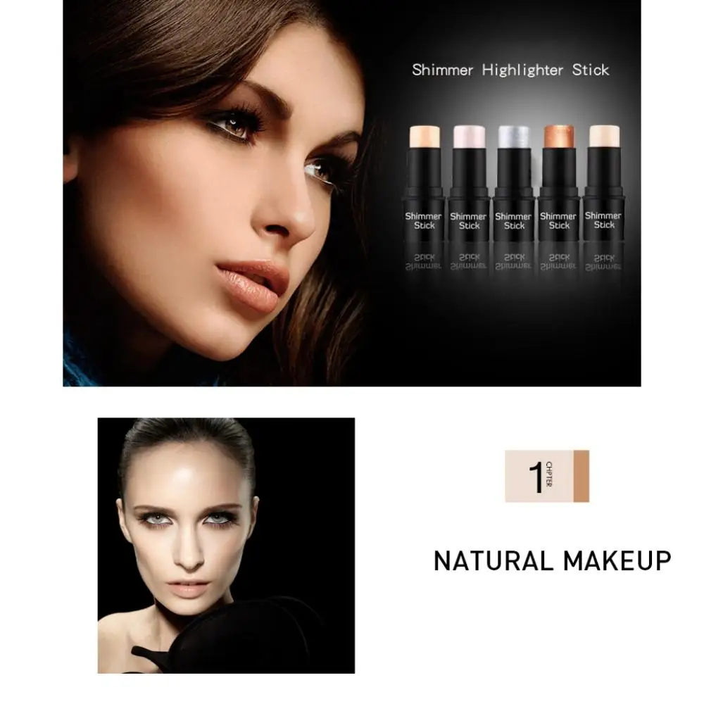 Highlight Stick High Light Brightening Conceale 24Hours Not Fade Oil-control Local Nose Shadow Powder Silkworm Pen 5 Colors | Бронзеры и