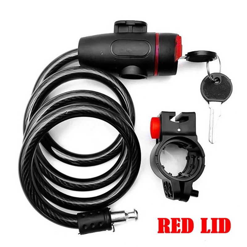 Велосипедный замок универсальный с 2 Ke из нержавеющей стали|Велосипедный замок| |