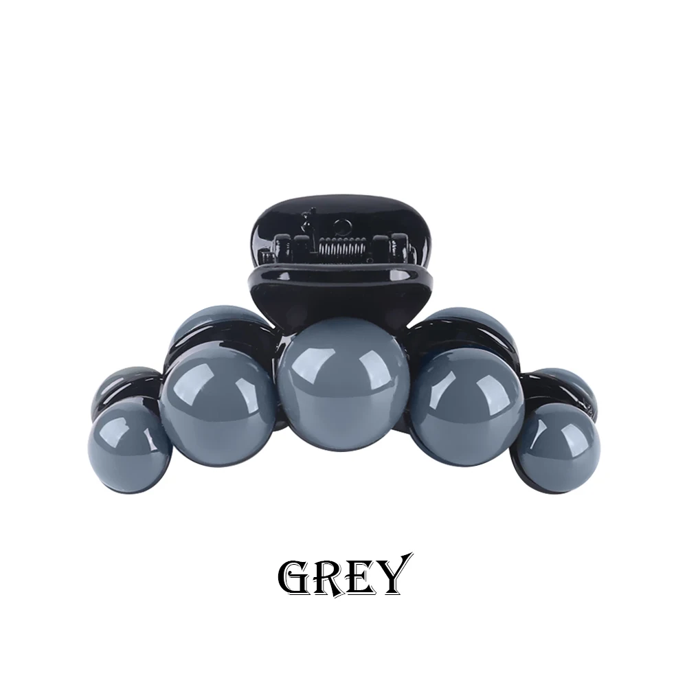 2-grey 1 шт. новые модные женские волосы когти-шпильки для девочек трендовые хрустальные крабы Когти Волосы кулон с зажимами элегантные аксессуары для волос - Окраска металла: 2-grey