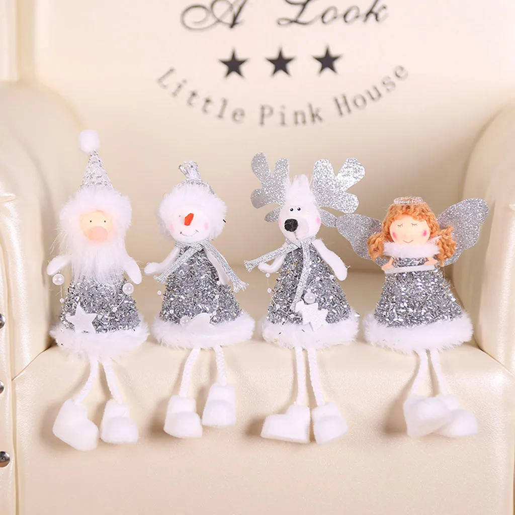 Счастливого Рождества Санта Клаус старый Ангел игрушка висячие орнамент