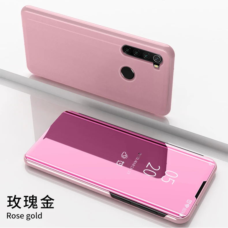 Умный зеркальный флип-чехол для телефона Xiaomi Redmi 8A 7A 5A GO 7 Note 8 Pro Note iPhone 7 6 Plus 5 iPad Pro фотоаппаратов моментальной печати 7S 4X3 k20 Pro 6A 5A Pro S2 Y2 Clear View чехол