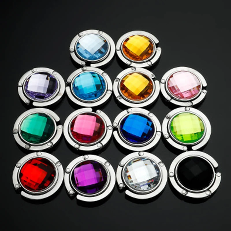 Портативный Сумки из натуральной кожи складной держатель сплавные крюки для